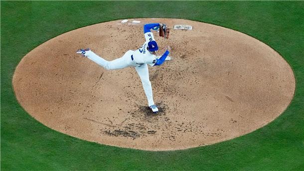 Baseball am Limit: MLB-Finale endet nach 6:39 Stunden Die Los Angeles Dodgers um Pitcher Shohei Ohtani lieferten sich mit Toronto ein langes Duell. (Archivbild)