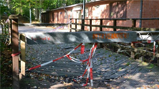 Die Mehde-Brücke am Schießstand in der Zevener Ahe
