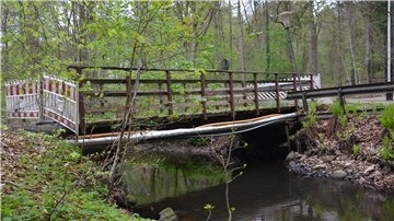 Die Mehde-Brücke im Jahr 2025