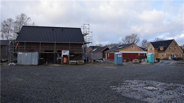 Die meisten Grundstücke im Baugebiet „Godenstedter Straße“ an der Straße „Alter Sportplatz“ in Seedorf sind verkauft und bebaut.