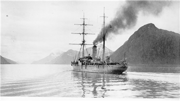 Uraufführung im Schifffahrtsmuseum: Tiefsee trifft Kino Die „Meteor“ auf Fahrt.