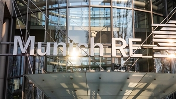 Die Münchener Rückversicherungs-Gesellschaft AG im Stadtteil Schwabing.
