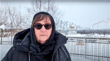 Die Mutter des in Haft gestorbenen Kremlgegners Nawalny, Ljudmila Nawalnaja.
