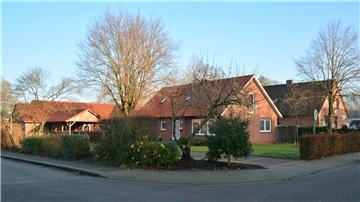 Die neue DRK-Geschäftsstelle, Rönnelstraße 14 in Brake, war einst ein Pfarrhaus der evangelischen Kirchengemeinde.