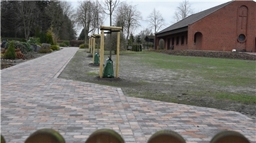 Ein Blick auf den Friedhof in Rhade.