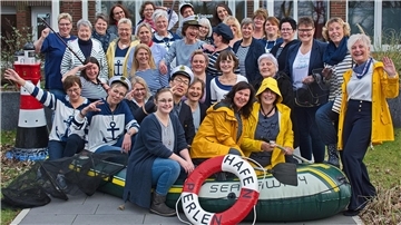 Der Damenchor "Hafenperlen" aus Nordenham