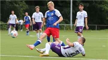 Fußballspiel des 1. FC Nordenham mt Felix Hohn
