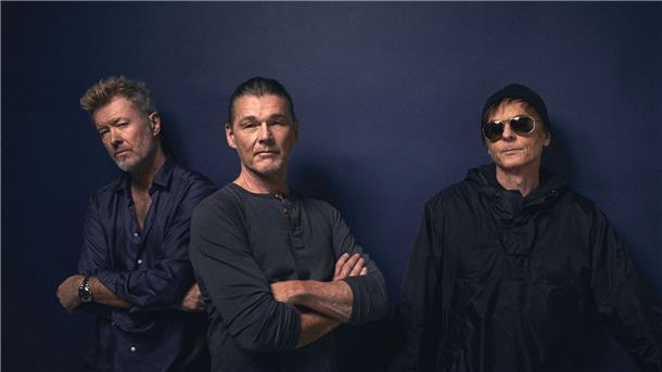 Die norwegische Band a-ha mit Magne Furuholmen (l-r), Morten Harket und Pal Waaktaar-Savoy (undatierte Aufnahme).