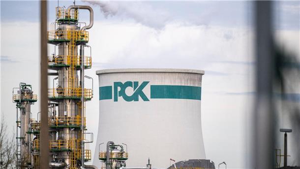 Die PCK-Raffinerie in Brandenburg verarbeitet kein russisches Öl mehr.
