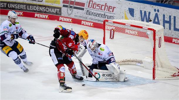 Die Pinguins erspielten sich viele Chancen. Vor allem im Mitteldrittel.