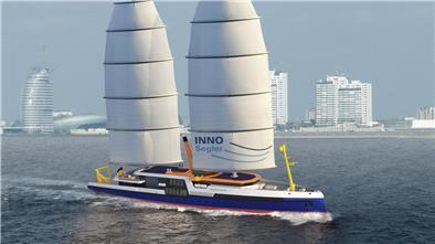 Nutzer gesucht für Bremerhavens Segelwunder: Ist das die Zukunft der Kreuzfahrt? Segelschiff auf dem Wasser.