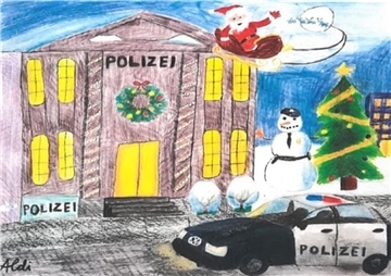 Die Polizeiinspektion Cuxhaven ruft erneut zu einem weihnachtlichen Malwettbewerb auf.