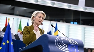 Die Präsidentin der EU-Kommission sprach vor dem Europäischen Parlament über wichtige politische Themen.