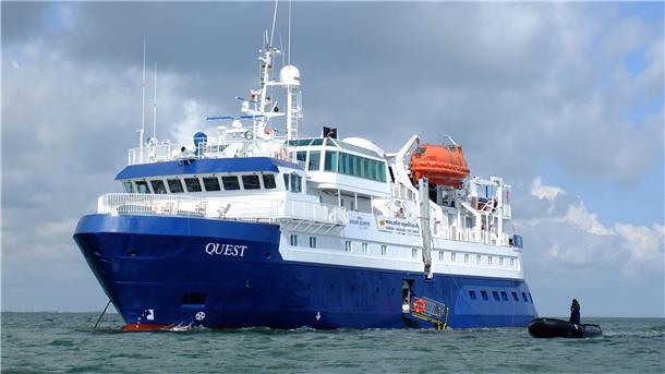 Die „Quest“ fährt dieses Jahr von Hamburg aus auf Expedition ins norddeutsche Wattenmeer. 