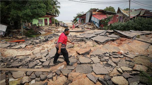 Dutzende Tote nach Extremregen in Malaysia und Thailand Die Schäden sind vielerorts gewaltig.
