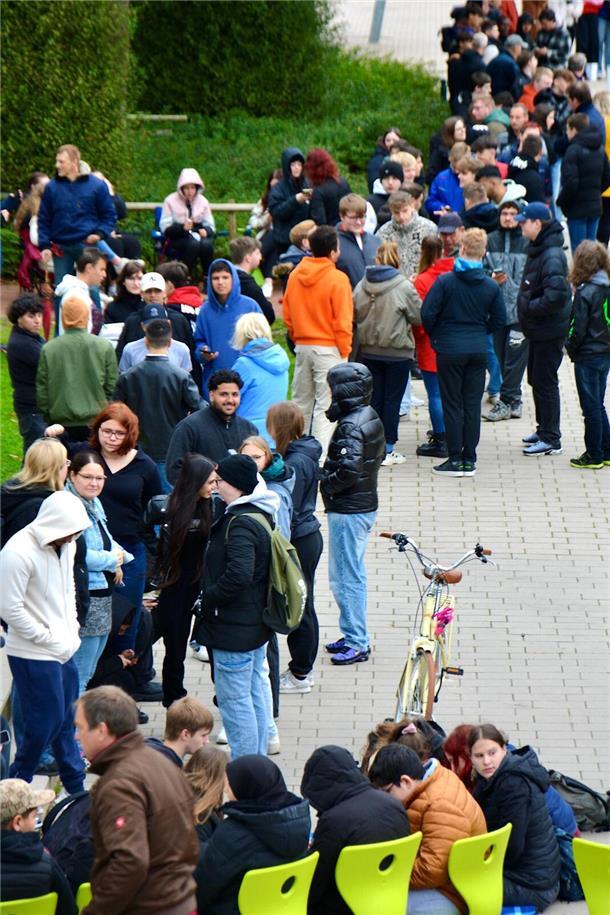 Die Schüler der Hauptschule und der Realschule sowie der BBS.