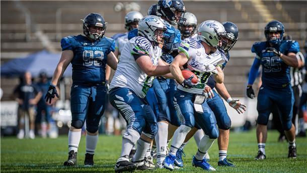 Die Seahawks in Weiß verloren nur äußerst knapp.