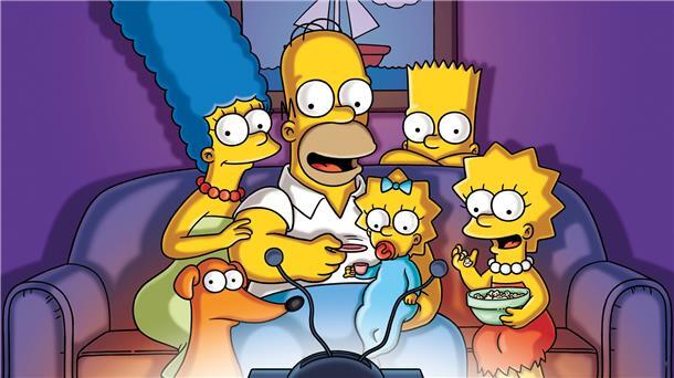 Eine Familie guckt Fernsehen