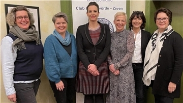Soroptimistinnen um Clubpräsidentin Nadine Eckhoff