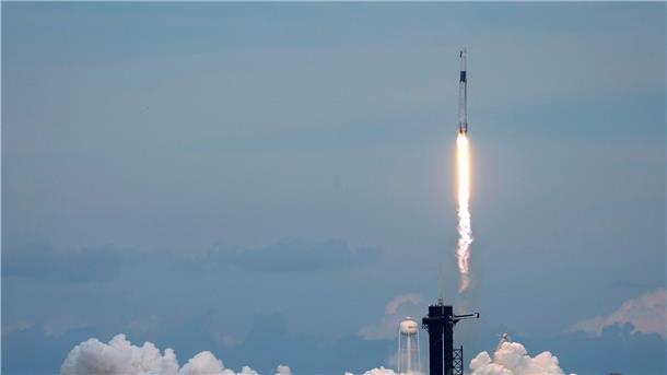 Crew von zweiter privater ISS-Mission wieder auf der Erde Die SpaceX Falcon 9-Rakete startete am 21. Mai in Cape Canaveral.