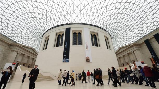 Die spektakuläre Decke im British Museum in London. (Archivbild)