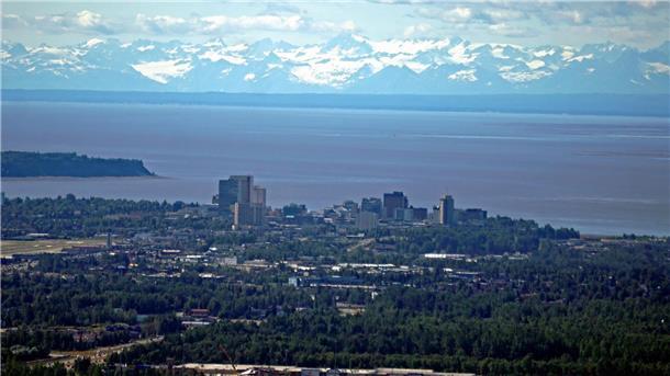 Die Stadt Anchorage ist Schauplatz eines Treffens zwischen US-Präsident Trump und dem russischen Präsidenten Putin.