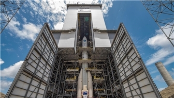 Die Startrampe der Ariane 6 - der Erstflug wurde mehrfach verschoben.