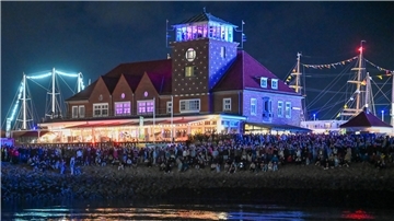 Die Strandhalle in Bremerhaven.