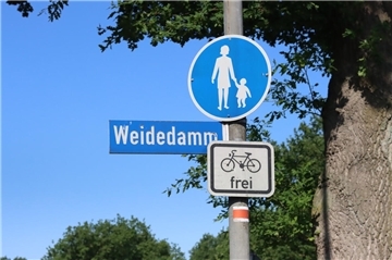 Ein Straßenschild