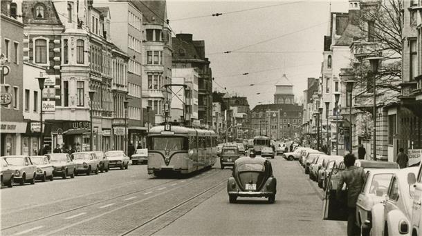 Die Straßenbahn fuhr bis 1982 in Bremerhaven.