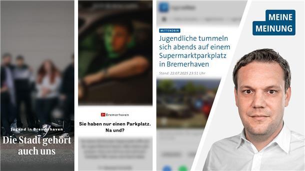Über diesen Parkplatz in Bremerhaven berichten plötzlich Medien aus ganz Deutschland Die „Süddeutsche“, die „ZEIT“ und die „Tagesthemen“ berichten über die Parkplatz-Szene am Roten Sand.