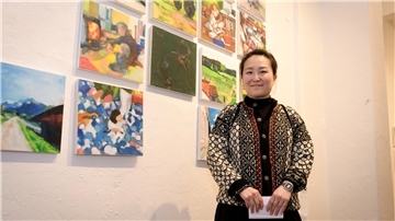 Die südkoreanische Künstlerin Songie Seuk, die sich Ankabuta nennt, ist fasziniert von den deutschen Expressionisten. Ihre Bilder sind von diesen Vorbildern inspiriert.