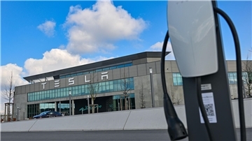 Die Tesla-Gigafactory in Grünheide.
