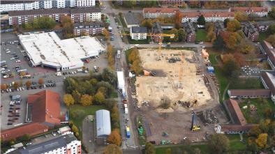 Schulen, Flugplatz, XXL-Halle: Das sind Bremerhavens Baustellen von oben Luftbild Lehe