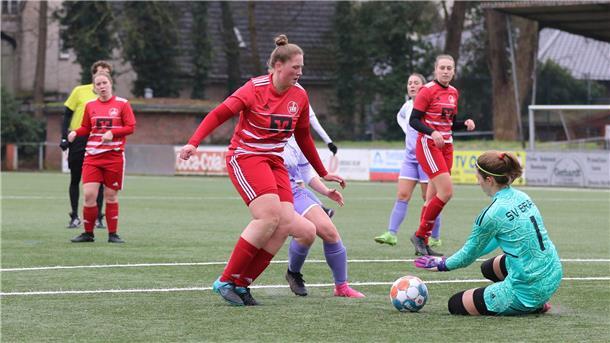 Torwartin Mirja-Franziska Fleischer vom SV Brake