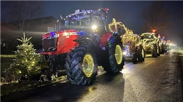 Trecker-Konvoi