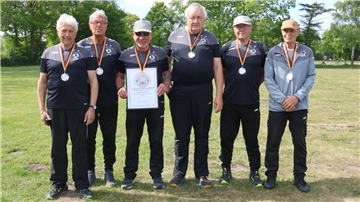 Boßelmannschaft des KBV Schweewarden