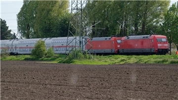 Die Unfallstelle in Hürth südlich von Köln.