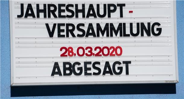 Die Satzung ist entscheidend Die Vereine mussten ihre Mitgliederversammlungen absagen. Sie sollen in den kommenden Wochen nachgeholt werden.