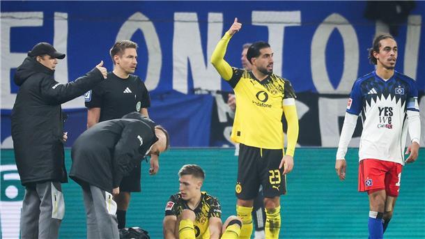 Boss-Ansage an Nagelsmann - WM-Ticket ohne Jux und Tollerei Die Verletzung von Schlotterbeck (sitzend) kann ein Problem für Nagelsmann werden.