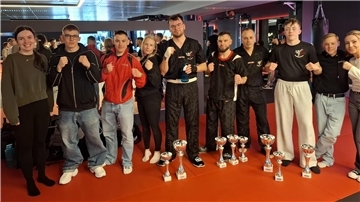 Mitglieder des Kickbox-Teams Rodenkirchen