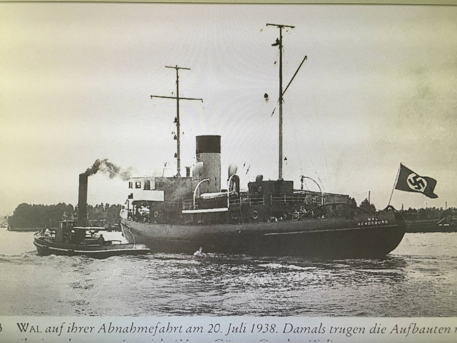 Die „Wal“ im Jahr 1938.