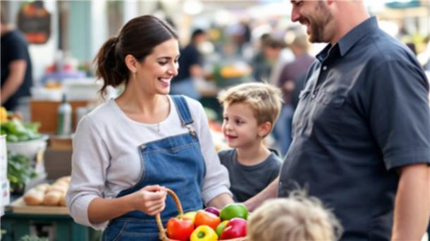 Wenn‘s am Monatsende knapp wird in der Wesermarsch - 3 Kreative Lösungen für finanzielle Engpässe Familie auf dem Markt