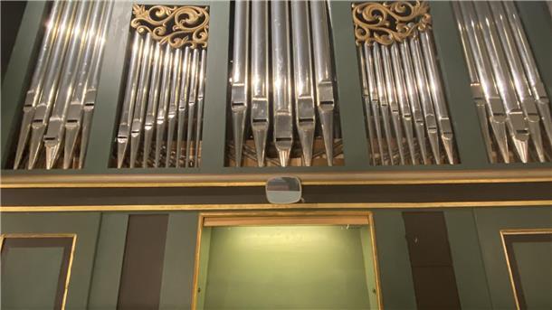 Die Wilhelm-Orgel in der Elmloher Kirche.