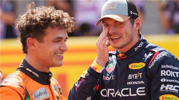 Norris auf Pole - Verstappen von Russell-Crash gestoppt Die WM-Rivalen liefern sich schon mal einen packenden Zweikampf im Qualifying.
