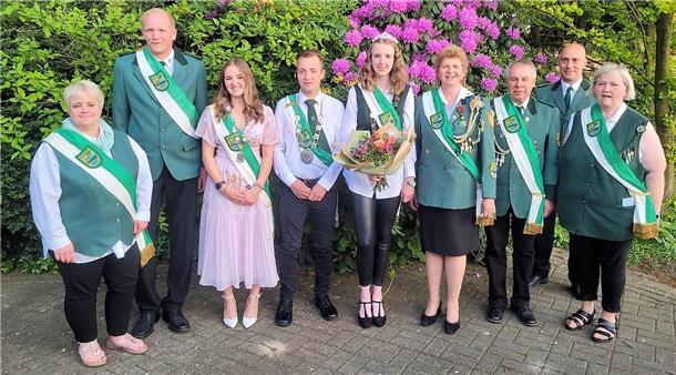Würdenträger der Wollingster Schützen