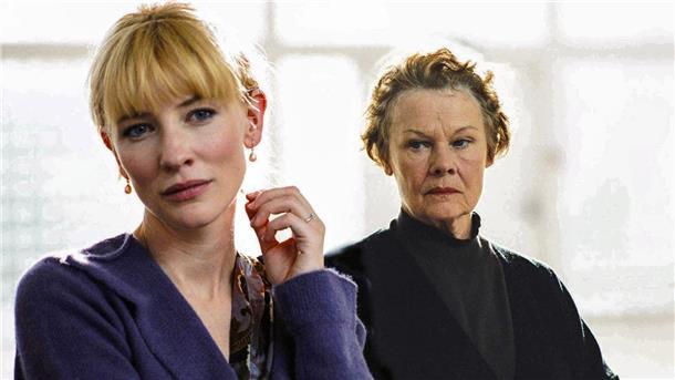 „Tagebuch eines Skandals“: Duell von Dench und Blanchett Die zarte Freundschaft zwischen Sheba Hart (Cate Blanchett, l) und Barbara Covett (Judi Dench) entwickelt sich nach kurzer Zeit in eine neue Richtung.
