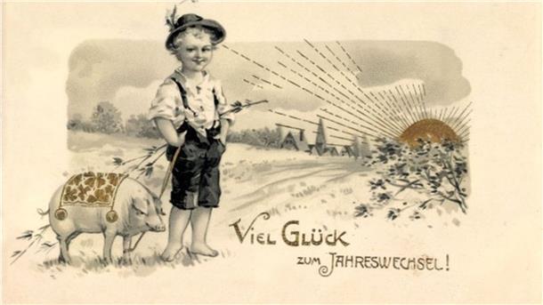 Eine Postkarte 