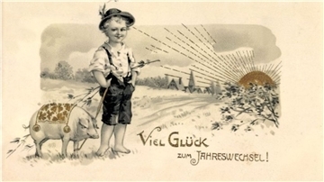 Eine Postkarte 