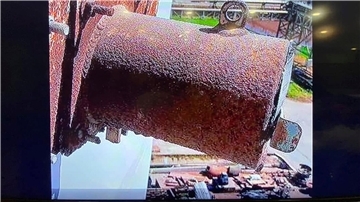 Dieses Videostandbild zeigt einen radioaktiven Zylinder, der aus einem Dampfkraftwerk in Thailands östlicher Provinz Prachinburi verschwunden ist.